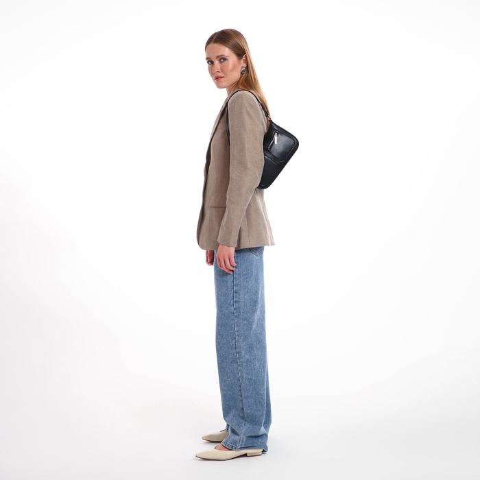 Сумка женская TEXTURA, маленький размер, цвет чёрный Сумка женская TEXTURA, маленький размер, цвет чёрный