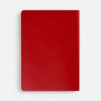 Ежедневник Nebraska Flex, недатированный, красный с серебристым