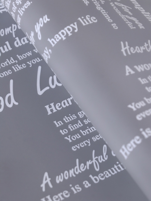 Пленка для цветов, матовая,&laquo;Комплимент&raquo; белый, 0.6&times;10 м