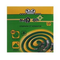 Спирали от комаров Nadzor, 10шт Спирали от комаров Nadzor, 10шт