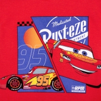 Футболка с длинным рукавом "Тачки", Disney, рост 86-92, красный