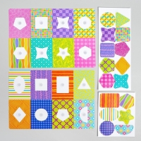 Развивающая игра на липучках &laquo;&lrm;Изучаем формы по методике Сегена&raquo;, весёлые липучки