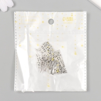 Декор металл для творчества "Металлург - Железный аргумент" набор 5 шт 2,4х2,5 см