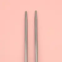 Спицы для вязания, прямые, d=3.5 мм, 35 см, 2 шт.