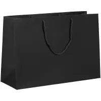 Пакет бумажный Ample Plus M, черный