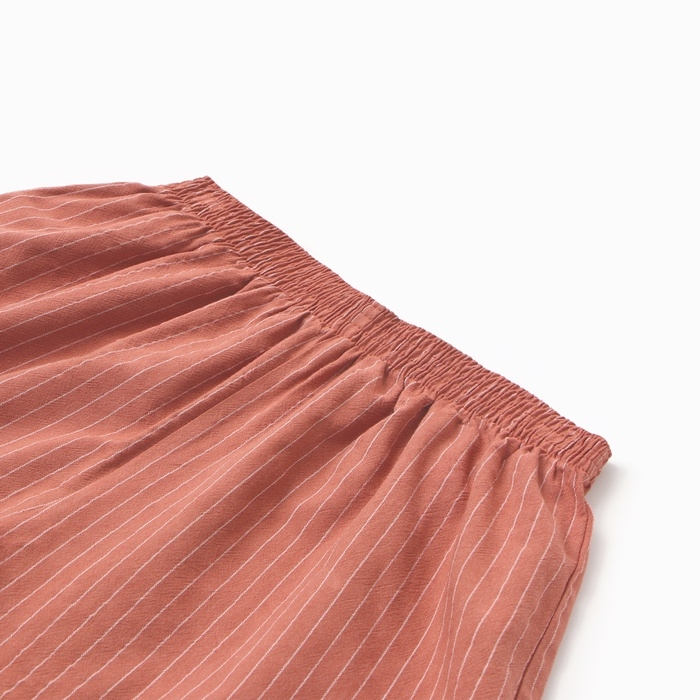 Пижама женская (рубашка и шорты) KAFTAN Пижама женская (рубашка и шорты) KAFTAN "Полоска" р.44-46, коралл