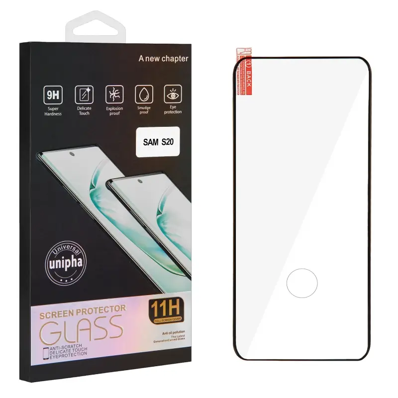Защитное стекло Samsung S20 полный клей 0.18mm