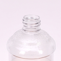 Бутылочка для хранения, с дозатором, 150 мл, цвет белый/прозрачный