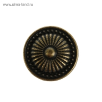 Ручка кнопка ТУНДРА VINTAGE 002, цвет бронза, 8 шт