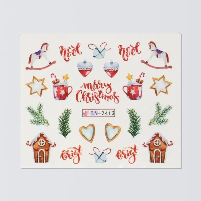 Слайдеры для ногтей &laquo;Noel&raquo;, разноцветные