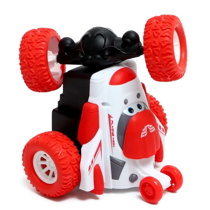 Машинка «Перевёртыш», радиоуправляемая, работает от аккумулятора, цвет красный Машинка «Перевёртыш», радиоуправляемая, работает от аккумулятора, цвет красный