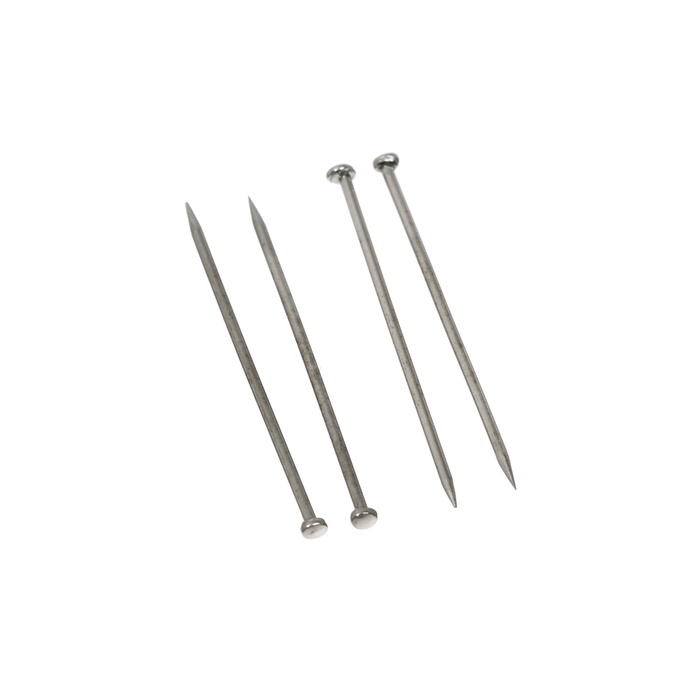 Булавки цельнометаллические Calligrata, 25 мм, 150 штук, гвоздики