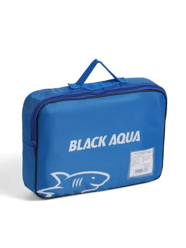 Коньки детские раздвижные BlackAqua, р. 34-37, для фитнеса, синие