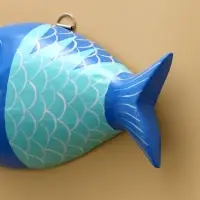 Панно &laquo;Рыба-хищник&raquo;, 22&times;11&times;5 см, дерево, разноцветное