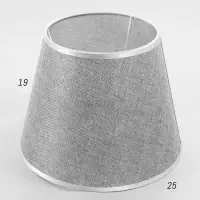 Абажур BayerLux, E27, серый, 25&times;25&times;19 см