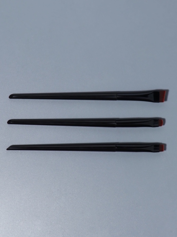 Набор кистей для макияжа, 3 предмета, чёрный