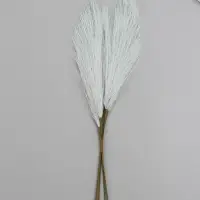 Искусственное растение для творчества "Ковыль" бирюза 29 см