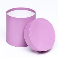 Набор круглых подарочных коробок 5 в 1 &laquo;Пудра&raquo;, 20 &times; 20 &times; 20‒13,5 &times; 13,5 &times; 13,5 см