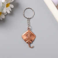 Брелок металл "Скат" МИКС 4,5х3 см Брелок металл "Скат" МИКС 4,5х3 см