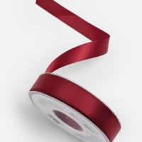 Лента атласная двухсторонняя №0789 20мм*25&plusmn;1м бордовый TR