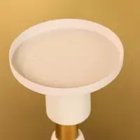 Подсвечник на 1 свечу текстурный "Фисташковый" 10,5х10,5х19,5 см