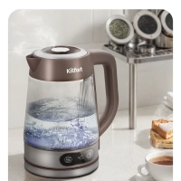 Чайник электрический стеклянный КТ-8710- 1.8 л