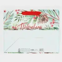 Пакет подарочный новогодний ламинированный &laquo;Магия зимы&raquo;, MS 18 х 23 х 10 см