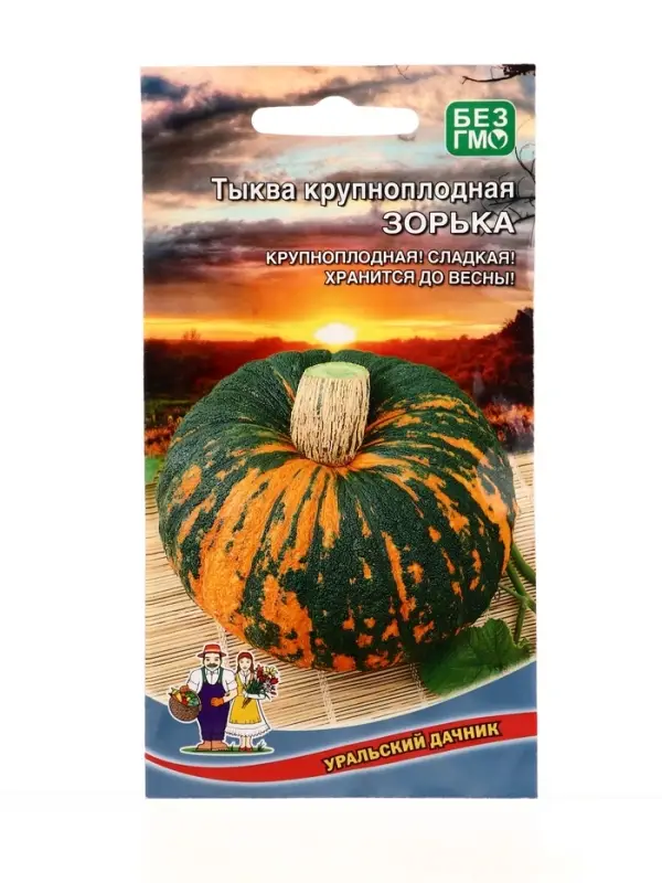 Семена Тыква Зорька - крупноплодная (УД) Е/П , Е/П,  6 шт.