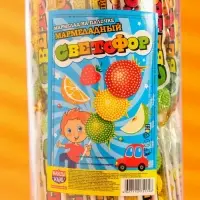 Мармелад на палочке &laquo;Мармеладный светофор&raquo;, 18 г