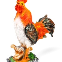 Садовая фигура из полистоуна &laquo;Петух на камне&raquo;, 42&times;32&times;13 см