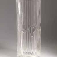 Ваза стекло настольная "Вигдис" 29,5х12 см, прозрачный