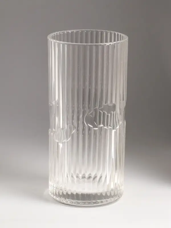 Ваза стекло настольная "Вигдис" 24,5х12 см, прозрачный