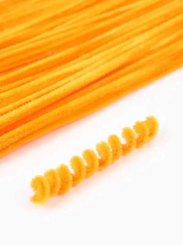 Синельная проволока, набор 100 шт, оранжевый, 30 см