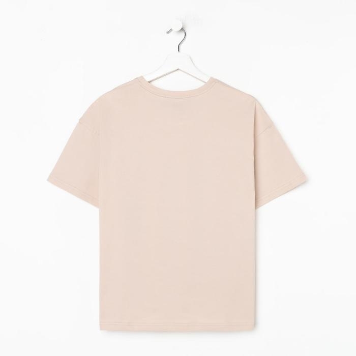 Футболка женская MIST basic, L-XL, бежевый Футболка женская MIST basic, L-XL, бежевый