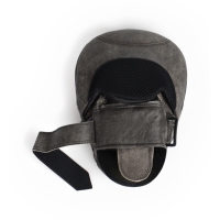 Лапы боксёрские изогнутые FIGHT EMPIRE, VINTAGE, натуральная кожа, ретро-серые, пара