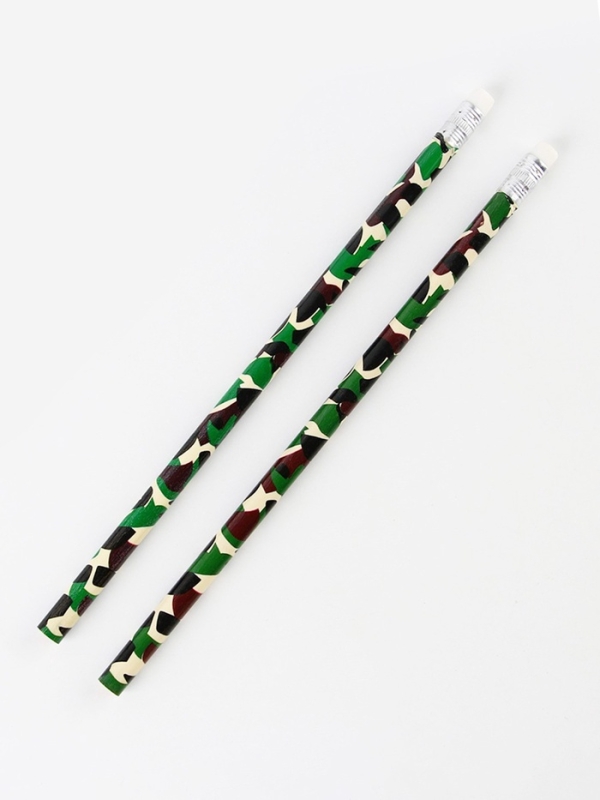 Подарочный набор: блокнот, карандаши (2 шт, ч/г) и значок-дерево "С праздником настоящих мужчин"   1