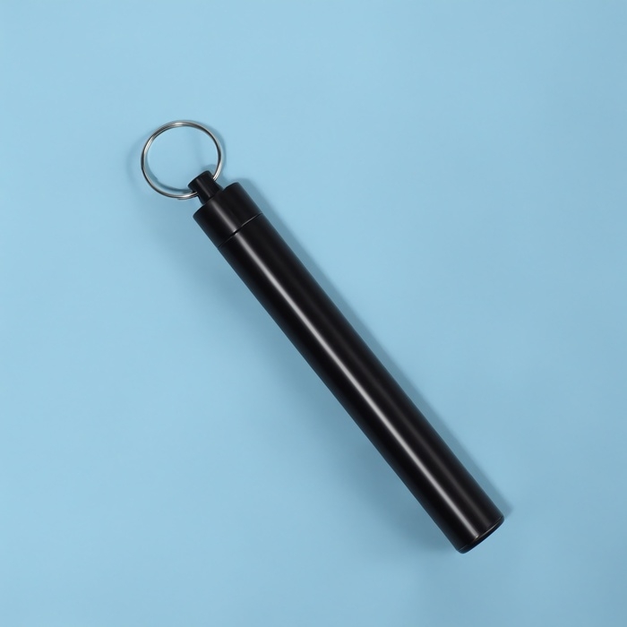 Набор для чистки ушей, 3 предмета, d = 1,2 &times; 10 см, в футляре, цвет чёрный