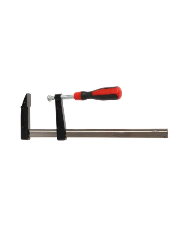 Струбцина F-образная усиленная ТУНДРА, тавровый профиль, 2К рукоятка, 300 х 80 х 380 мм