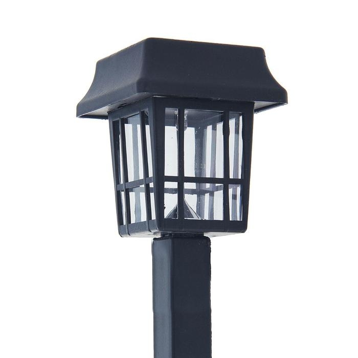 Садовый светильник на солнечной батарее &laquo;Фонарик&raquo;, 7 &times; 32 &times;7 см, 1 LED, свечение белое