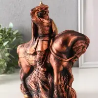 Фигура гипс &laquo;Богатырь на коне&raquo;, 25&times;19&times;11 см
