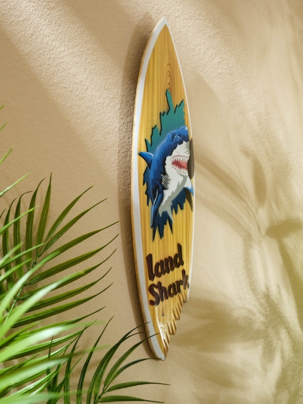 Панно Панно "Доска для сёрфа "Land Shark" дерево 40х11 см