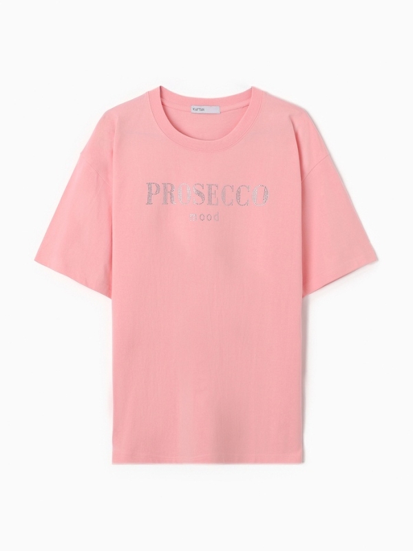 Футболка женская KAFTAN: Prosecco цв. розовый, р-р 44-46