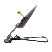 Шезлонг детский, кресло - качалка с игрушками для новорождённых &laquo;Крошка Я&raquo;, цвет серый