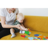 Развивающий игровой набор &laquo;Ладошки&raquo; 12 карточек+Задания, Крошка Я