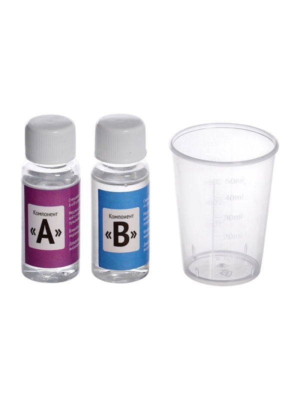 ЭВРИКИ Набор для опытов "Эпоксидная смола", украшения и брелок-лабиринт