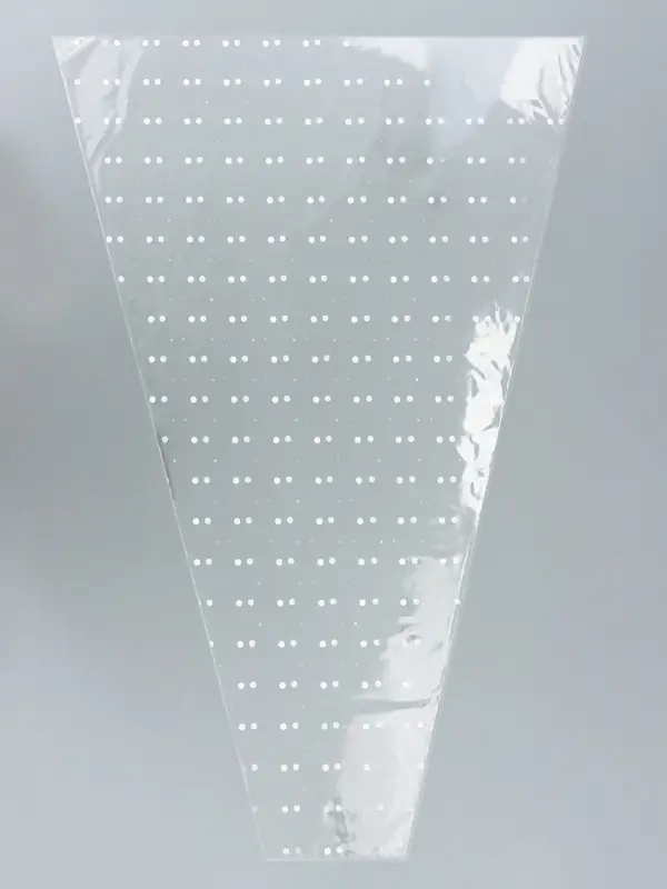 Пакет цветочный Конус, горох, 52/80