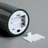 Светодиодная свеча восковая "Глубокий зеленый", 20x7 см, АААx3 (не в компл.), Т/БЕЛЫЙ