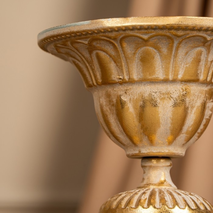 Подсвечник металл «Ярусы» для одной свечи 16 х 16 х 25 см Подсвечник металл «Ярусы» для одной свечи 16 х 16 х 25 см