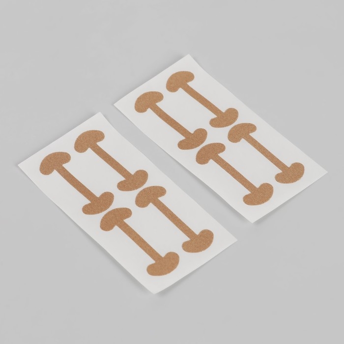 Набор наклеек для коррекции вросших ногтей, 8 шт, 5,2 &times; 2 см, цвет бежевый