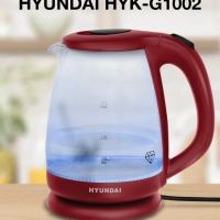 Чайник HYK-G1002 1.7л. 2200Вт бордовый